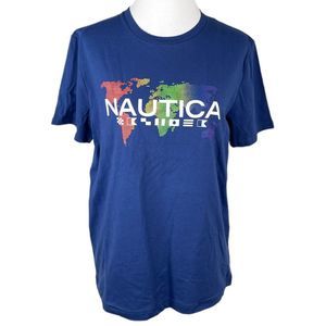 Nautica Pride Across the World T Shirt Blue Sizes Small Medium